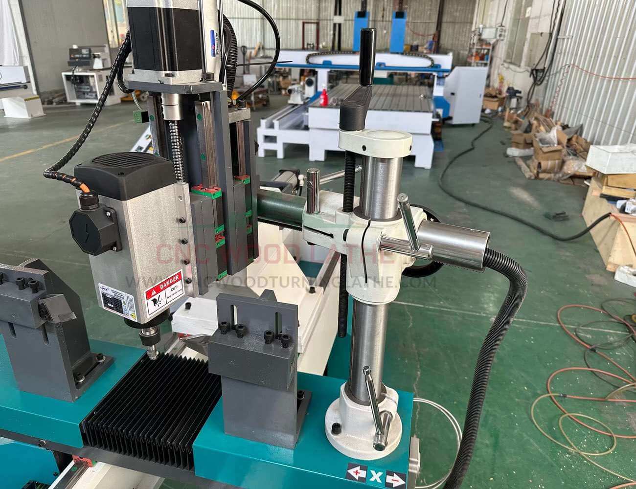 4 Axis 3d Model Atc Cnc Wood Lathe Turning Machine