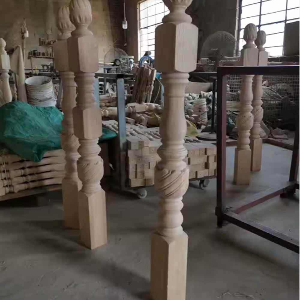 4 Axis Cnc Wood Turning Lathe Carving01
