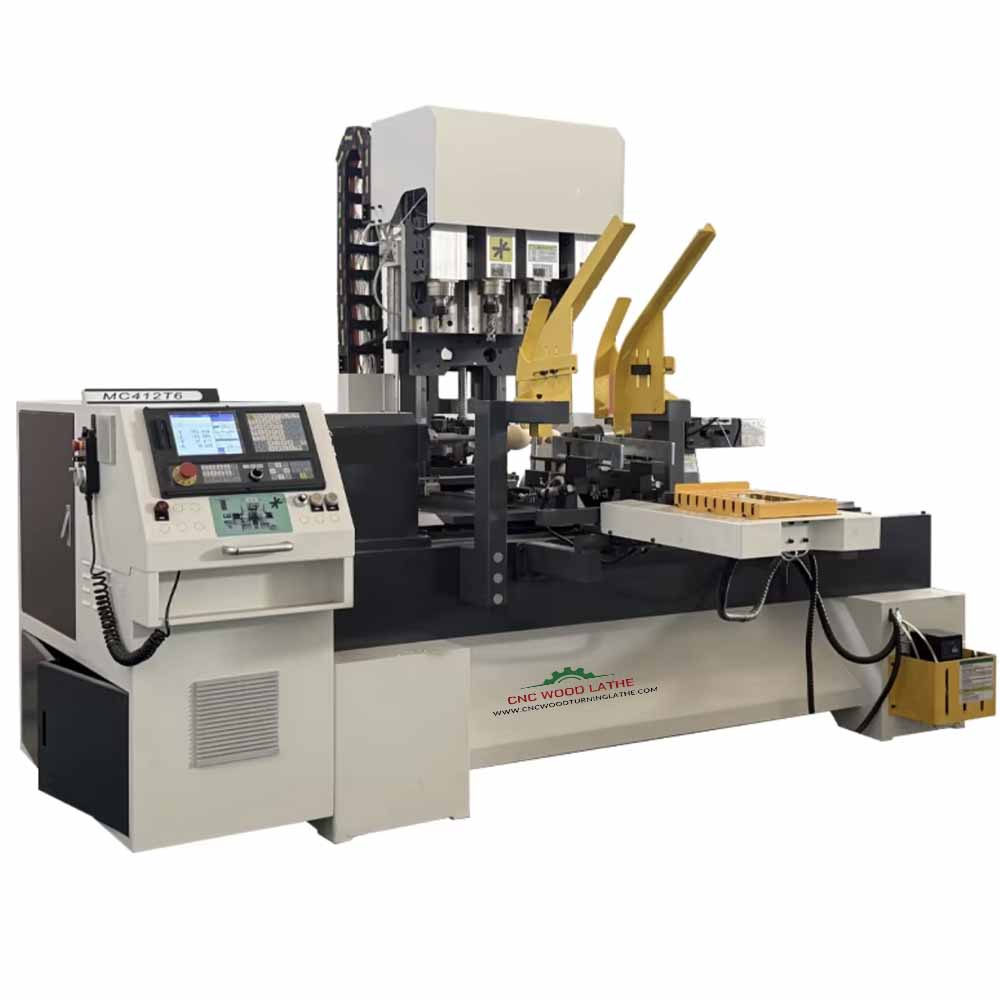 Auto Feed Multi Spindle Multiapplication Wood Cnc Lathe Machine
