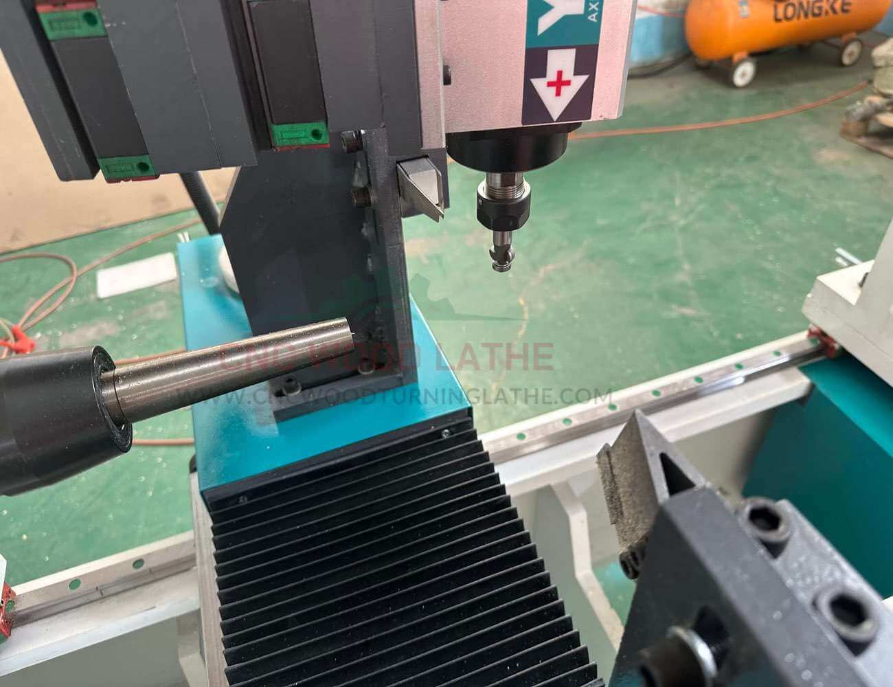 4 - Axis Cnc Woodworking Lathe Lathe With Flat Carving Round Carving Turning And Grooving