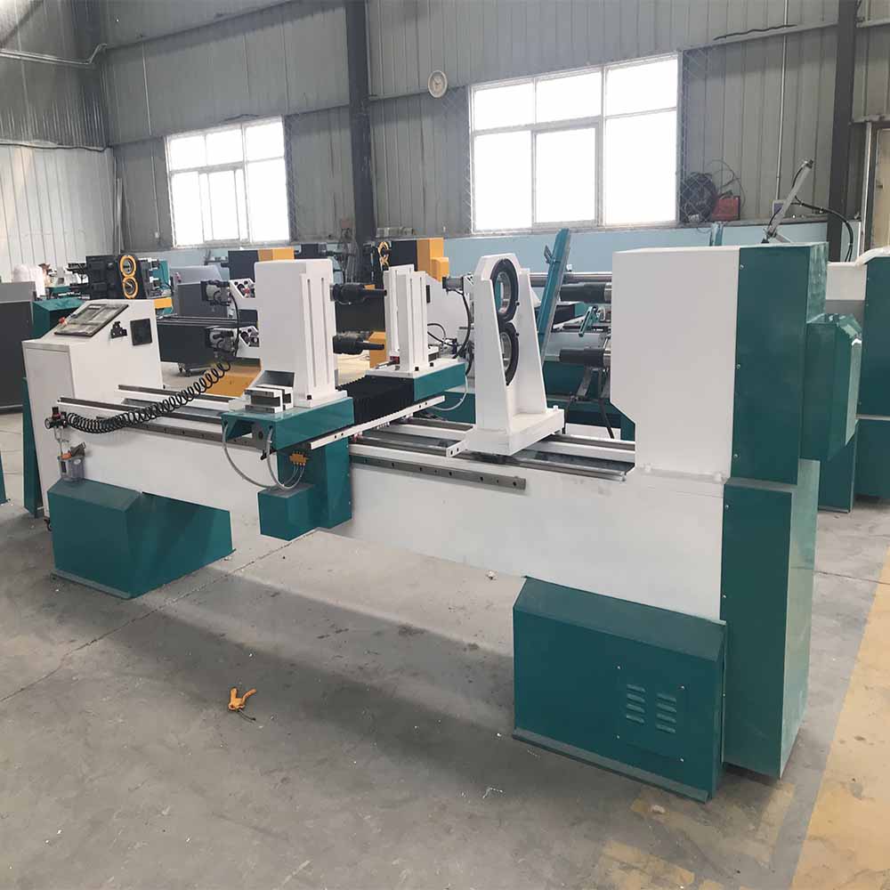 CNC Wood Turning Lathe for Making Wooden Billiard Cue