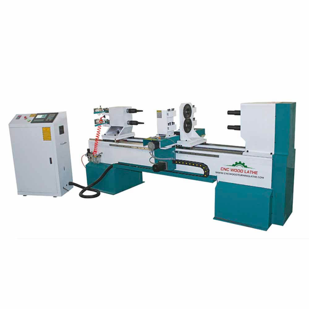 CT-1516 Double Axis CNC Wood Lathe | Automatic Wood Turning Machine