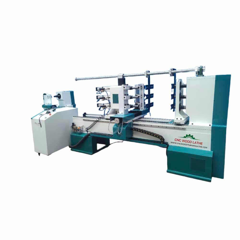 Cnc Wood Turning Lathe Machine with Central Point Fix Device