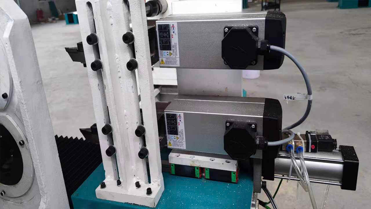 cnc wood turning copy lathe machine