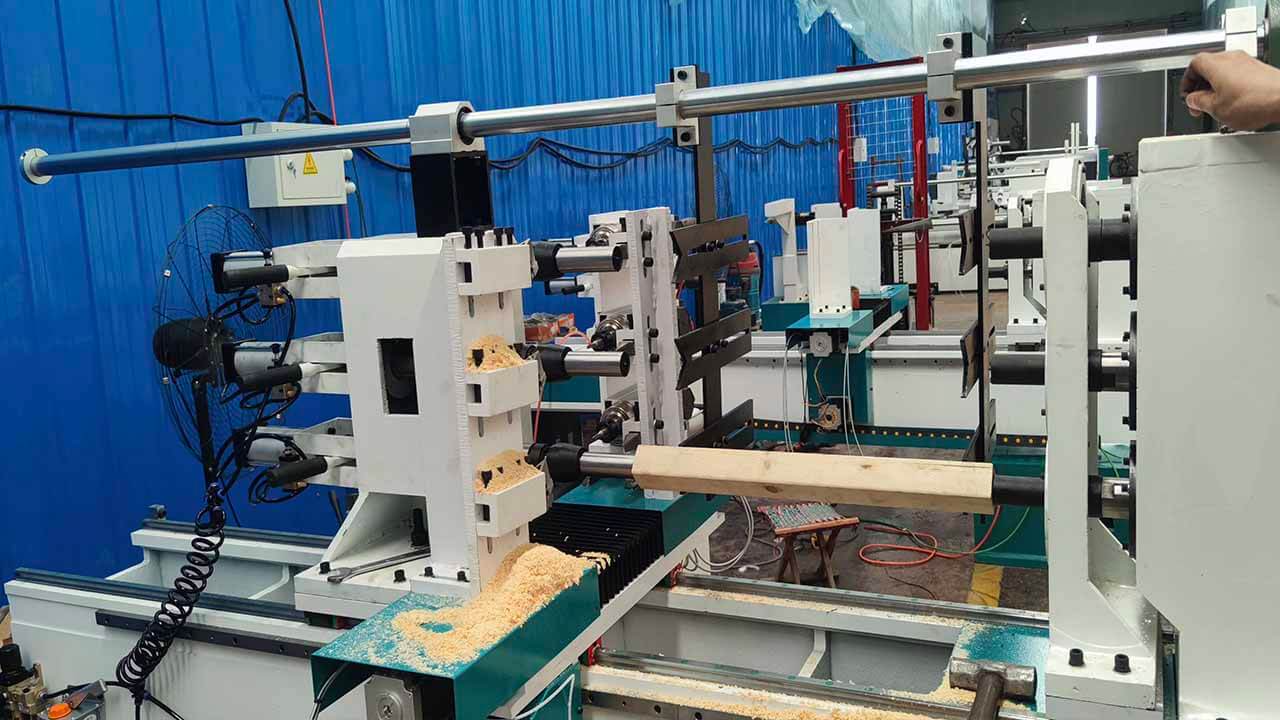 wooden Lathe Machine