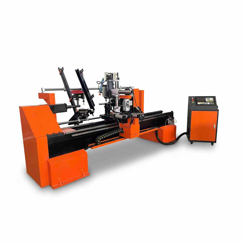 Fully Automatic CNC Wood Lathe – High-Efficiency Wood Turning Machine for Furniture & Stair Parts