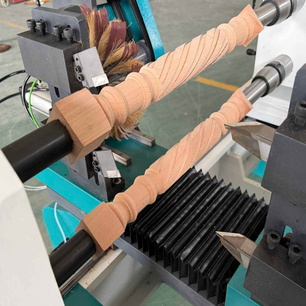 cnc wood turning lathe